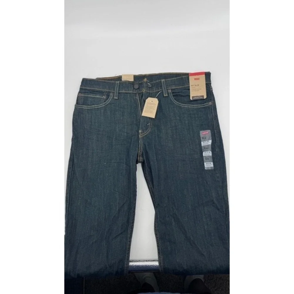 Levi's 511 Slim Men 33x30 Dark Indigo Stretch Denim Jeans NWT Casual Classic